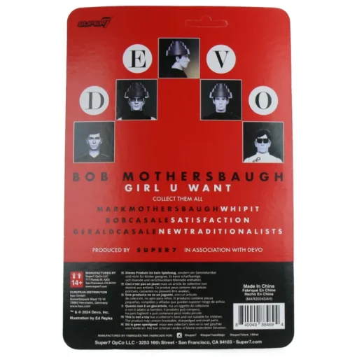 Bob Mothersbaugh (The Girl U Want) - Devo - ReAction Figures Wave 4