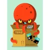 Bunka - Squid Toy Print