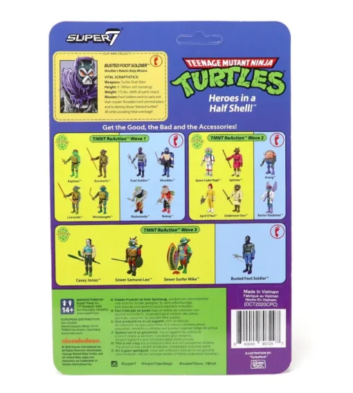 Busted Foot Soldier (Tortues Ninja - TMNT) - ReAction figures