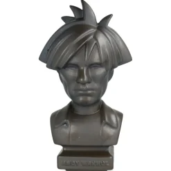 CERAMIK Andy Warhol Bust 80s ASH GOLD