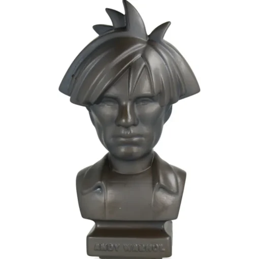 CERAMIK Andy Warhol Bust 80s ASH GOLD