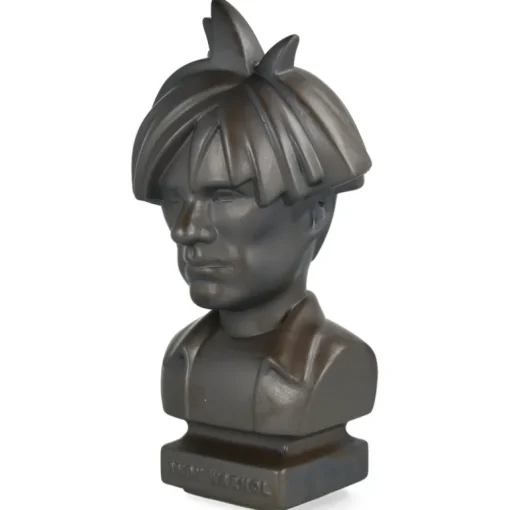 CERAMIK Andy Warhol Bust 80s ASH GOLD