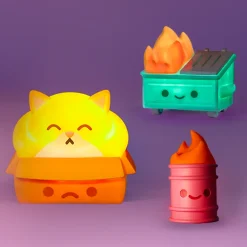 Chonky Trash Kitty Night Light