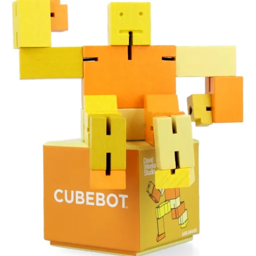 Cubebot - Small - Yellow Multi