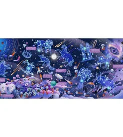 Día y noche Espacio exterior: Explore el mundo durante todo el día