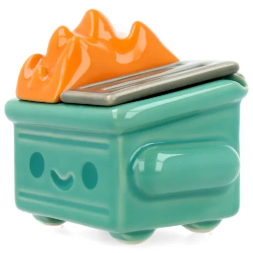 Dumpster Fire - Trash Stash Ceramic Figure