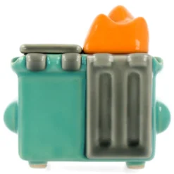 Dumpster Fire - Trash Stash Ceramic Figure
