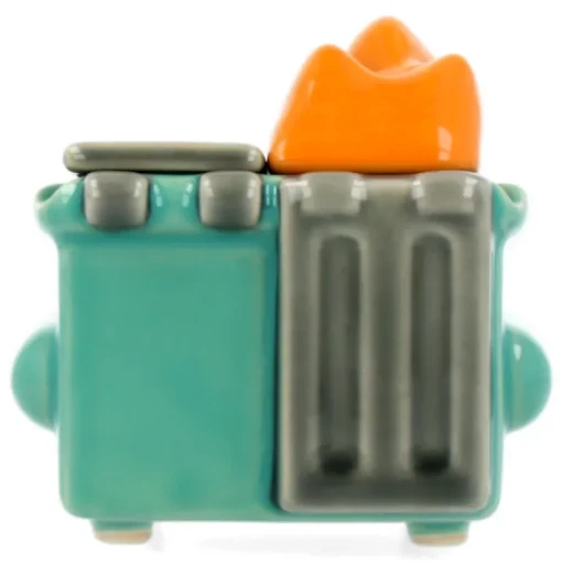 Dumpster Fire - Trash Stash Ceramic Figure