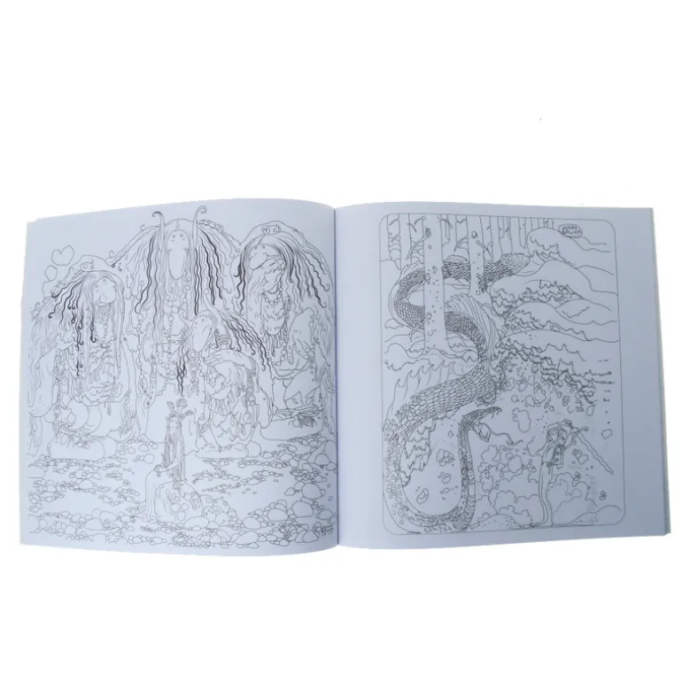 Fantasy Forest Coloring Book