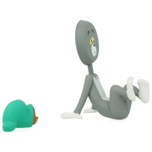 Figurine UDF Tom & Jerry series 3 : Tom Head in the shape of the pan and Jerry in the Vinyl Hose