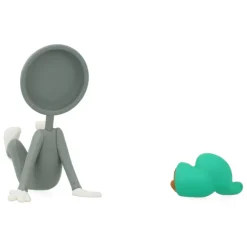 Figurine UDF Tom & Jerry series 3 : Tom Head in the shape of the pan and Jerry in the Vinyl Hose