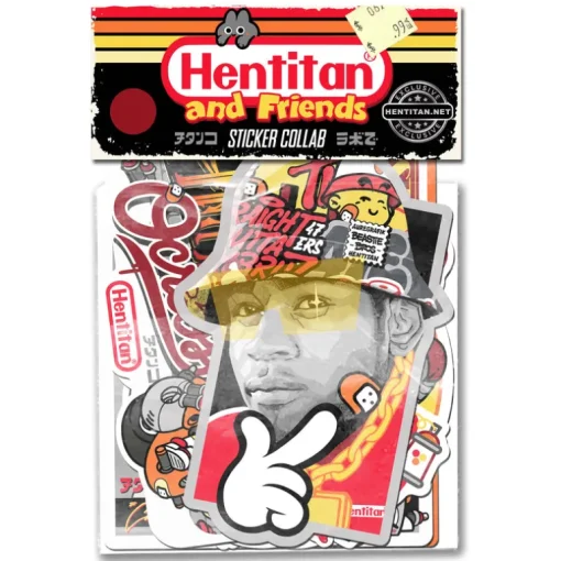 Hentan y amigos - Packle Brown Sticker Pack
