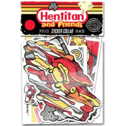 Hentitan and Friends - Red Sticker Pack