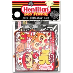 Hentitan and Friends - White Sticker Pack