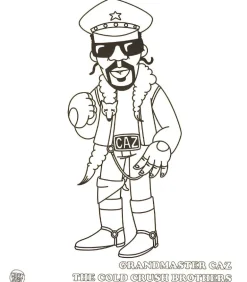 Hip hop coloring book
