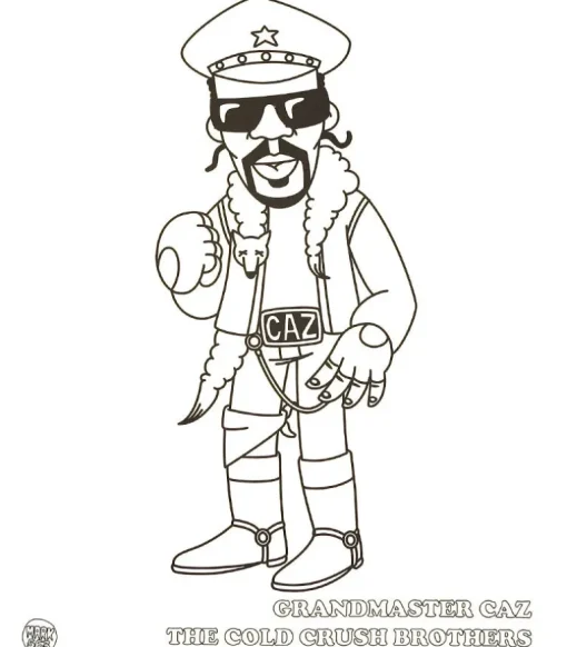 Hip hop coloring book