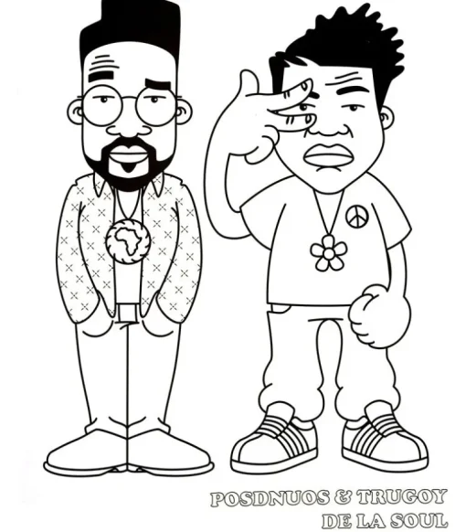 Hip hop coloring book