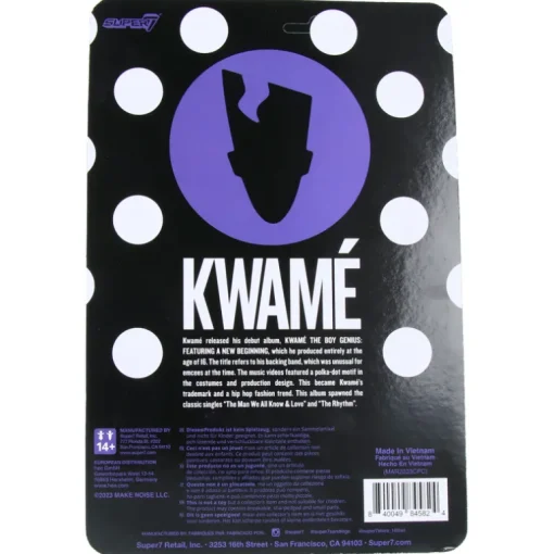 Kwamé (Black and White Polka Dot) - ReAction Figures Wave 1