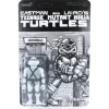 Leonardo (Comic Greyscale) - Teenage Mutant Ninja Turtles - ReAction Figures Wave 9