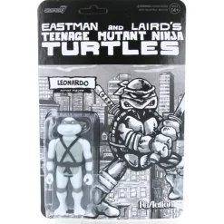 Leonardo (Comic Greyscale) - Teenage Mutant Ninja Turtles - ReAction Figures Wave 9