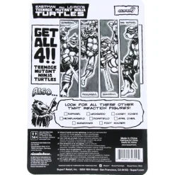 Leonardo (Comic Greyscale) - Teenage Mutant Ninja Turtles - ReAction Figures Wave 9