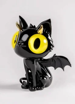 Little Devil Cat - Sculpture de Javier Calleja
