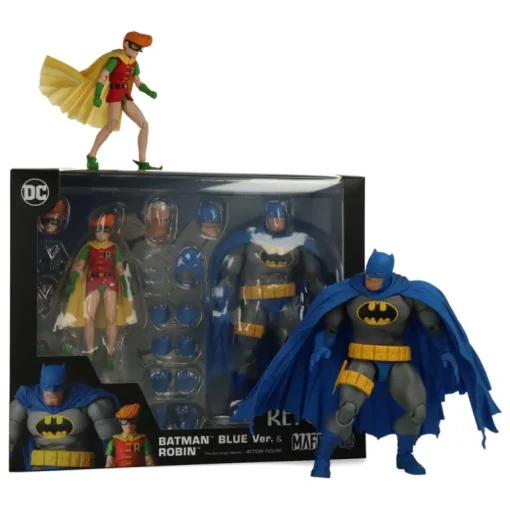 Mafex Batman Blue Ver. & Robin (The Dark Knight Returns)