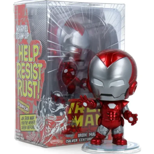 Marvel Comics - Cosbaby (S) Iron Man (Silver Centurion Armor)