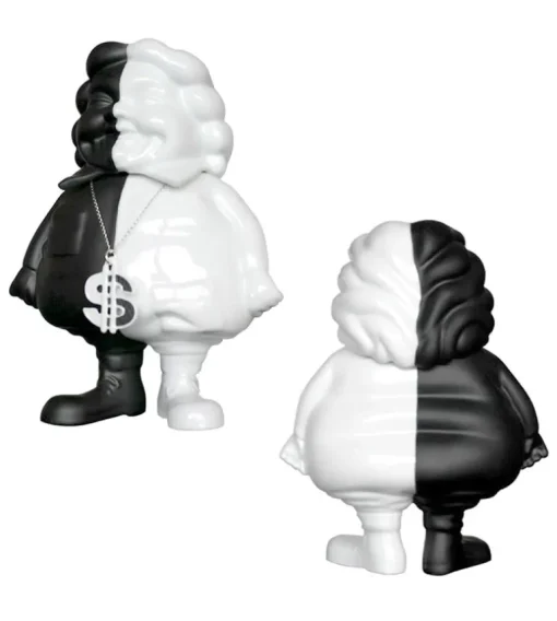 Mc Supersized Black and White porcelaine