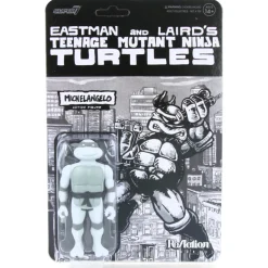Michelangelo (Comic Greyscale) - Teenage Mutant Ninja Turtles - ReAction Figures Wave 9