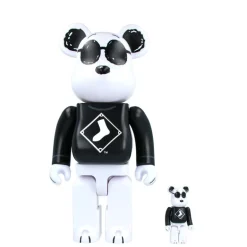 400% + 100% MLB x Bearbrick Snoopy (White Sox)