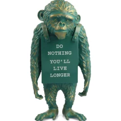 Monkey Sign Bronze Statue - Banksy X Medicom Toy