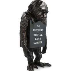 Monkey Sign Bronze Statue 2 - Banksy X Medicom Toy