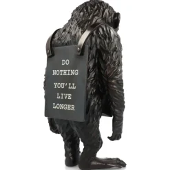 Monkey Sign Bronze Statue 2 - Banksy X Medicom Toy