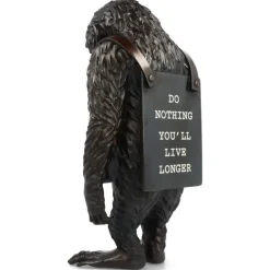 Monkey Sign Bronze Statue 2 - Banksy X Medicom Toy