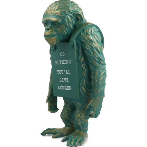 Monkey Sign Bronze Statue - Banksy X Medicom Toy