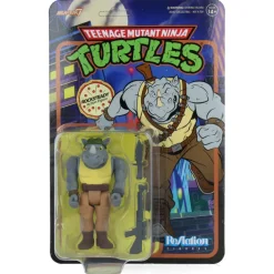 ReAction Figures Wave 08 - Rocksteady (Cartoon) - TMNT