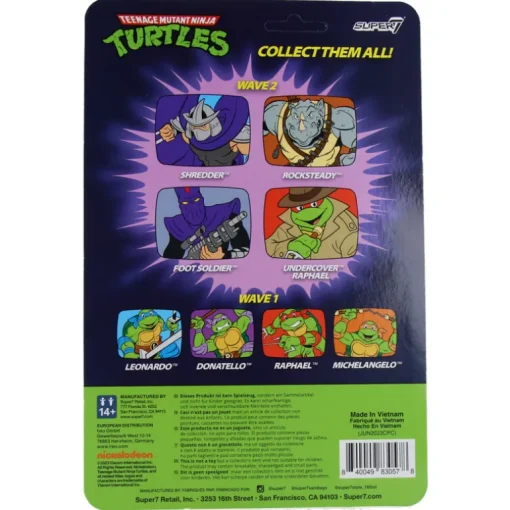 ReAction Figures Wave 08 - Undercover Raphael (Cartoon) - TMNT