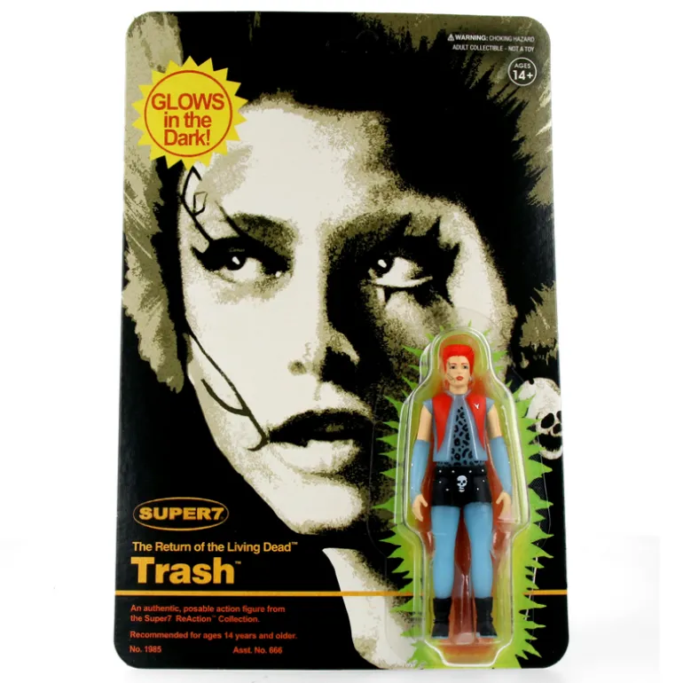 Return Of The Living Dead Reaction Figures Wave 4 - Trash (Monster Glow)