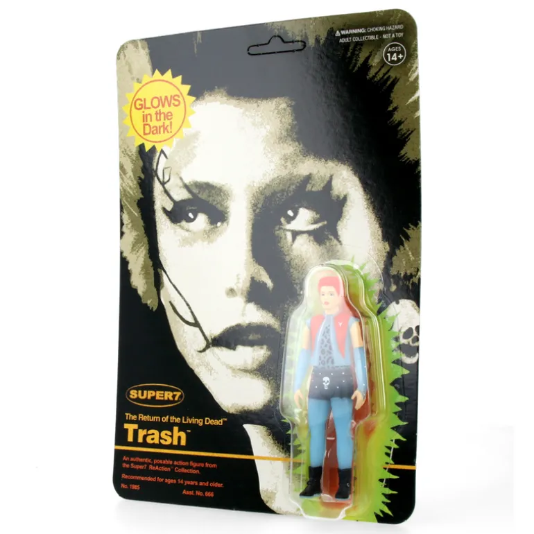 Return Of The Living Dead Reaction Figures Wave 4 - Trash (Monster Glow)