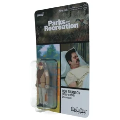 Ron Swanson (Strep Throat) - Parks and Recreation ReAction Figures Wave 4