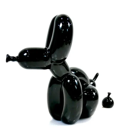 Sculpture Popek Black Porcelain Edition by WHATSHISNAME