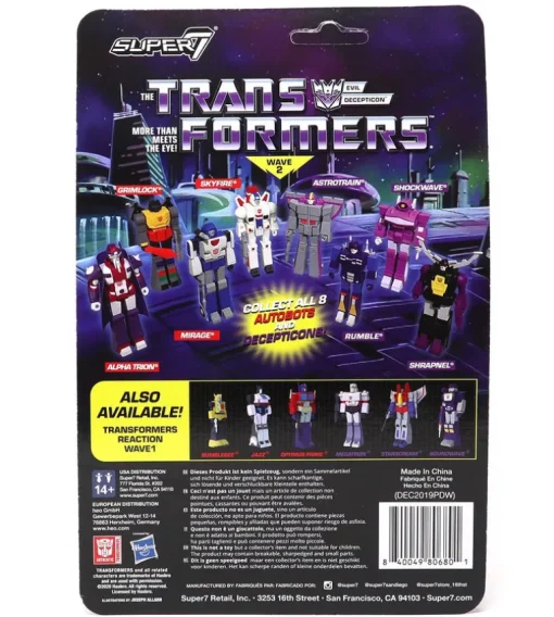 Shrapnel - Transformers wave 2 - ReAction figure