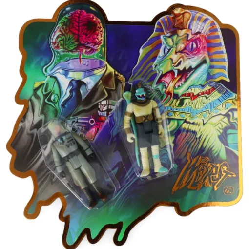 Snake Tut and Cortex Commander - The Worst - ReAction figure