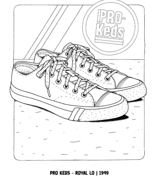 Sneaker Coloring Book