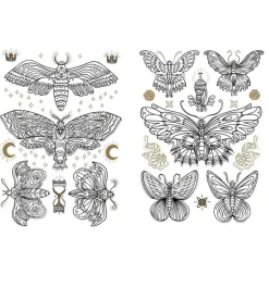 Tattoo Colouring Book