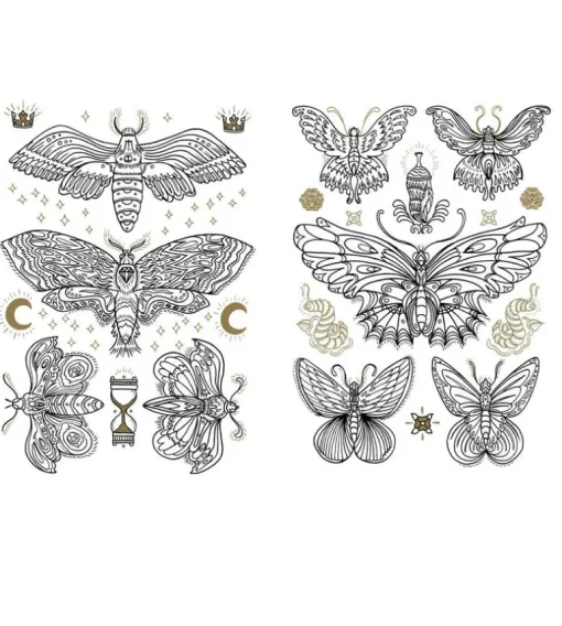 Tattoo Colouring Book