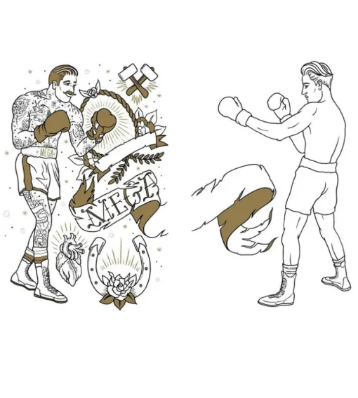 Tattoo Colouring Book
