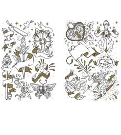 Tattoo Colouring Book
