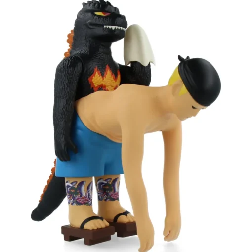 The Dark Gojiji by Black Seed Toys x Tokusatsu Vinyl